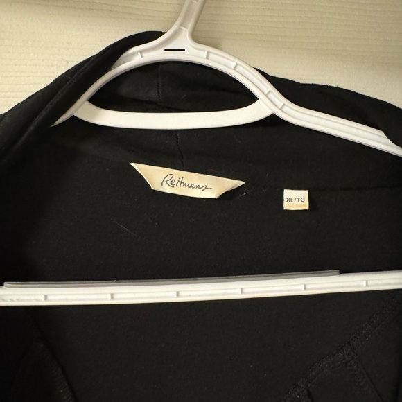 Reitmans zip up black sweater - Picture 3 of 3